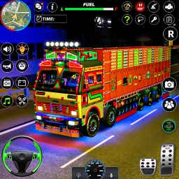 Ícone de jogos caminhão carga offroad