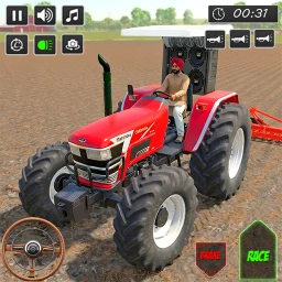 Ícone de Real Farm Tractor Driving Game